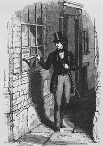 Dickens umístí svůj první literární příspěvek do pole editoru od English School